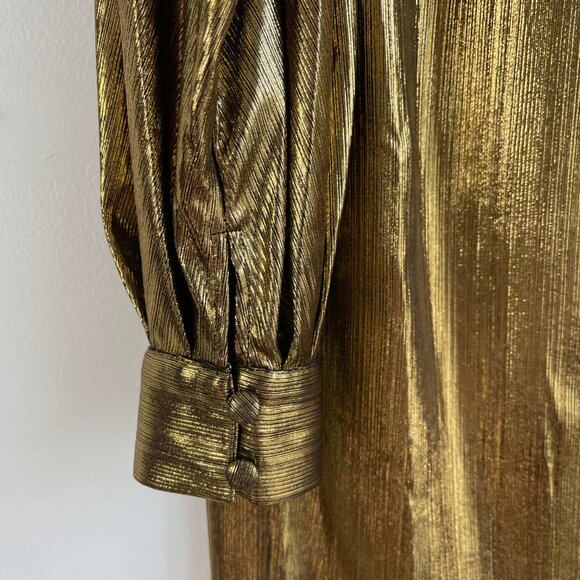 One 33 Social Gold Mini Dress Size 10 US - Picture 6 of 13